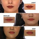 Buy Plum Twist & Go Matte Lipstick | Ceramides + Hyaluronic Acid | Airbrushed Finish | Long Lasting | 100% Vegan & Cruelty-Free | Dear Fiery - 126 (Terracotta Brown) - Purplle