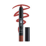 Buy Plum Twist & Go Matte Lipstick | Ceramides + Hyaluronic Acid | Airbrushed Finish | Long Lasting | 100% Vegan & Cruelty-Free | Peach Year - 125 (Peachy Brown) - Purplle