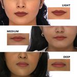 Buy Plum Twist & Go Matte Lipstick | Ceramides + Hyaluronic Acid | Airbrushed Finish | Long Lasting | 100% Vegan & Cruelty-Free | Peach Year - 125 (Peachy Brown) - Purplle