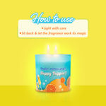 Buy Plum BodyLovina€™ Trippina€™ Mimosas Scented Candle | Long-lasting Fragrance | Evenly Melting Wax 230 gm - Purplle