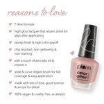 Buy Plum Color Affair Nail Polish - Pink Dust - 121 | 7-Free Formula | High Shine & Plump Finish | 100% Vegan & Cruelty Free - Purplle