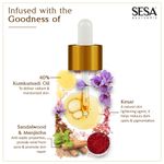 Buy SESA 40% Kumkumadi Oil-Based Kumkumadi Kesar De Pigmentation Face Serum 30 ml I For Glowing Skin, Skin Brightening & Lightening, Anti-Ageing, Reduced Dark spots & Wrinkles - Purplle