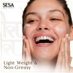 Buy SESA 8% Kumkumadi Kesar Skin Brightening Day Cream with SPF 20 & PA +++ I 50 gm I Ayurvedic , Lightweight Moisturizer, For Glowing Skin, Skin Brightening & Lightening cream, Protection from sun damage & Reduced Dark spots - Purplle