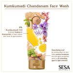 Buy SESA 8% Kumkumadi Chandanam Skin Glow Face Wash I All Skin Types I Dermatologically Tested I Glowing Skin,brightening & Lightening ,Reduces Dark Spots ,Cleanses without Drying I For Men & Women I100 ml - Purplle
