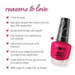 Buy Plum Color Affair Nail Polish - Think-ina€™ Pink - 135 | 7-Free Formula | High Shine & Plump Finish | 100% Vegan & Cruelty Free - Purplle