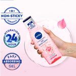 Buy NIVEA Rose Water Gel Body lotion, Soothing Care for 24H hydration, Non-Sticky & fast absorbing Body lotion for fresh and healthy skin, 200 ml - Purplle