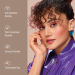 Buy Swiss Beauty Professional Face & Eye Brush Set - 1 - Purplle