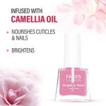 Buy FACES CANADA Bright & Shine Nail Coat, 5ml | Protects & Strengthens Nails | Camellia Oil & Veg Keratin | Nourishes Cuticles | Brighter Nails | Cruelty-free - Purplle