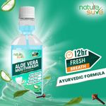 Buy Nature Sure Aloe Vera Mouthwash with Neem and Clove for Oral Health - 2 Packs (150ml Each) - Purplle