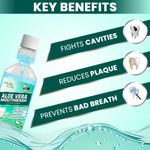 Buy Nature Sure Aloe Vera Mouthwash with Neem and Clove for Oral Health - 2 Packs (150ml Each) - Purplle