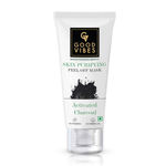 Buy Good Vibes Activated Charcoal Skin Purifying Peel Off Mask | Deep Pore Cleansing, Purifying | No Parabens, No Sulphates, No Mineral Oil, No Animal Testing (100 gm) - Purplle