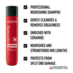 Buy Matrix Opti Long Nourish Protect Nourishing Shampoo Ceramide + Combo of Opti Long Professional Conditioner | For Healthy, Long Hair (200 ml + 98 g) - Purplle