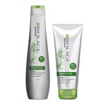 Buy Biolage Professional Fiberstrong Anti-Breakage Shampoo & Conditoner, 95% less breakage & Reduces Hairfall, With Bamboo, Vegan, 400 ml + 196 gm - Purplle