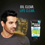 Buy Garnier Men Oil Clear Deep Cleansing Face Wash, Mineral Clay and Menthol Deep Cleansing Face Wash for Oil Free Feels, Suitable for all Skin Types, 150g - Purplle