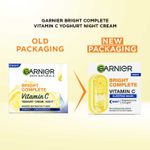 Buy Garnier Skin Naturals Vitamin C Yoghurt night cream reduces dark spots & brightens - 18 gm - Purplle