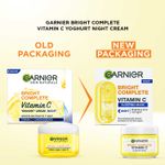 Buy Garnier Skin Naturals Vitamin C Yoghurt night cream reduces dark spots & brightens - 18 gm - Purplle