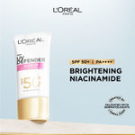 Buy L'Oreal Paris UV Defender Serum Protector Sunscreen SPF 50+, Bright & Clear (50 ml) - Purplle