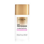 Buy L'Oreal Paris UV Defender Serum Protector Sunscreen SPF 50+, Bright & Clear (50 ml) - Purplle