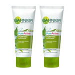 Buy Garnier Skin Naturals, Pure Active Purifying Face Wash With Real Neem Extract (100 gm) - Purplle