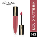 Buy L'Oreal Paris Rouge Signature Matte Liquid Lipstick, 143 I Liberate (7 ml) - Purplle
