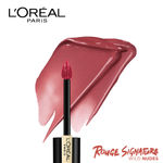 Buy L'Oreal Paris Rouge Signature Matte Liquid Lipstick, 143 I Liberate (7 ml) - Purplle