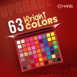 Buy MARS Eyes Can Kill Eyeshadow Palette with 63 Bright Colors | Highly Pigmented, Blendable and Buildable with Minimal Fallout (63 gm) (Multicolor) - Purplle