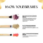 Buy MARS Artist's Arsenal Makeup Brush Set for Professional Makeup | Eyeshadow Blending Brushes (3pcs) | Foundation, Blush, Powder and Foundation Brush (1pcs each) - Purplle