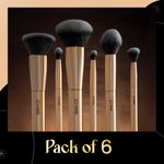 Buy MARS Artist's Arsenal Makeup Brush Set for Professional Makeup | Eyeshadow Blending Brushes (3pcs) | Foundation, Blush, Powder and Foundation Brush (1pcs each) - Purplle