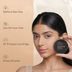 Buy Swiss Beauty Airbrush Finish Compact with SPF 10 | AM-PM of Oil-Control |Matte Finish |For All Skin Types|6-Hazel - Purplle