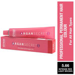 Buy Streax Professional Argan Secret Hair Colourant Cream - Intense Red Light Brown 5.66 (60 gm) (Pack of 2) - Purplle
