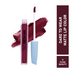 Buy Mattlook Dare To Wear Matte Lip Color, Highly Pigmented, Smooth Application, Waterproof, Non Transfer & Long Lasting, Finish Matte, Plum Beauty (3.5 ml) - Purplle