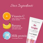 Buy Glamveda Be Bright Skin Brighteing & Anti Blemish Face Wash With Vitamin C (75 ml) - Purplle