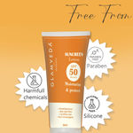 Buy Glamveda Hybrid Sunscreen Lotion Spf 50 PA+++ Moisturize & Protect (60 ml) - Purplle
