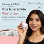 Buy Glamveda Glass Skin Rice & ceramide Moisturizer Skin Brightening , Refining & Nourishing (50 ml) - Purplle