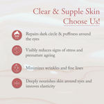 Buy Glamveda Glass Skin Rice & ceramide Under Eye Cream Reduces Dark Circles & Puffiness (15 gm) - Purplle