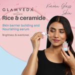Buy Glamveda Rice Water & Ceramide Vitalizing Serum Skin Nourishing (30 ml) - Purplle