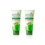 Buy Biotique Fresh Neem Pimple Control Face Wash (150 ml) - Pack of 2 - Purplle