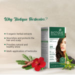 Buy Biotique Bio Herbcolor 3N Darkest Brown (50 g +110 ml) - Pack of 2 - Purplle