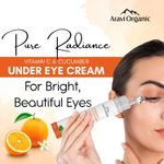 Buy Aravi Organic Vitamin C Under Eye Cream For Dark Circles, Wrinkles & Fine Lines - With Vitamin C, Cucumber and Hylunoric Acid - Cooling Gel & Roller For Men & Women -15 ml - Purplle