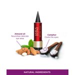 Buy Lotus Make-Up Natural Kajal - Black NK04 | Almond Oil | Smudge Proof | 100% Natural Ingredients |3.8 g - Purplle