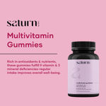 Buy Saturn by GHC Multivitamin Gummies with Biotin, Zinc and Folic Acid for Hair Growth - 30 day pack - Purplle