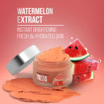 Buy FACES CANADA Watermelon Fresh Glowy Clay Facial Mask, 50 gm | Watermelon Extract & Bentonite Clay | Deep Pore Cleansing | Soft, Smooth & Hydrated Skin | Youthful Glow | For All Skin Types | Vegan - Purplle