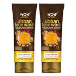 Buy WOW Skin Science Ubtan Face Wash For Oily Skin- Tan Removal and Skin Brightening - No Parabens, Sulphate, Silicones & Color, 100 mL (Pack of 2) - Purplle