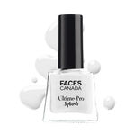 Buy FACES CANADA Ultime Pro Splash Mini Nail Enamel - White O White 14 (5ml) | Quick Drying | Glossy Finish | Long Lasting | No Chip Formula | High Shine Nail Polish For Women | No Harmful Chemicals - Purplle