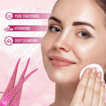 Buy FACES CANADA Pink Aloe Vera Pore Tightening Toner 100 ml | Allantoin & Hyaluronic Acid | Hydrating & Deep Cleansing | Skin Soothing Reduces Puffiness | No Alcohol & Parabens | Vegan - Purplle