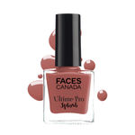 Buy FACES CANADA Ultime Pro Splash Mini Nail Enamel - Plum 207 (5 ml) | Quick Drying | Glossy Finish | Long Lasting | No Chip Formula | High Shine Nail Polish For Women | No Harmful Chemicals - Purplle