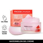 Buy FACES CANADA Watermelon Fresh Glow Gel Creme, 50g | Niacinamide & Vitamin C & B5 | Youthful Glow | No Hyperpigmentation | Soft & Smooth Skin| Refreshing Face Moisturiser For All Skin Types | Vegan - Purplle