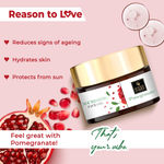 Buy Good Vibes Pomegranate Nourishing Face Gel | Anti-Ageing, Hydrating, Moisturizing | No Parabens, No Sulphates, No Mineral Oil (50 g) - Purplle