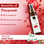 Buy Good Vibes Pomegranate Glow Toner | Rejuvenating, Hydrating | With Honey | No Parabens, No Alcohol, No Sulphates, No Animal Testing (200 ml) - Purplle