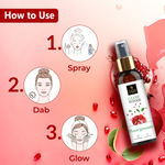 Buy Good Vibes Pomegranate Glow Toner | Rejuvenating, Hydrating | With Honey | No Parabens, No Alcohol, No Sulphates, No Animal Testing (200 ml) - Purplle